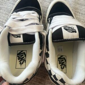 Vans Women’s Shoes Black and White Sneakers